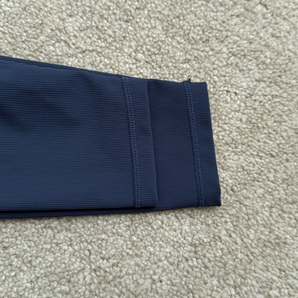 Wilo Anthropologie High Waisted Navy Blue Athleisure Athletic Leggings Small - Picture 7 of 7